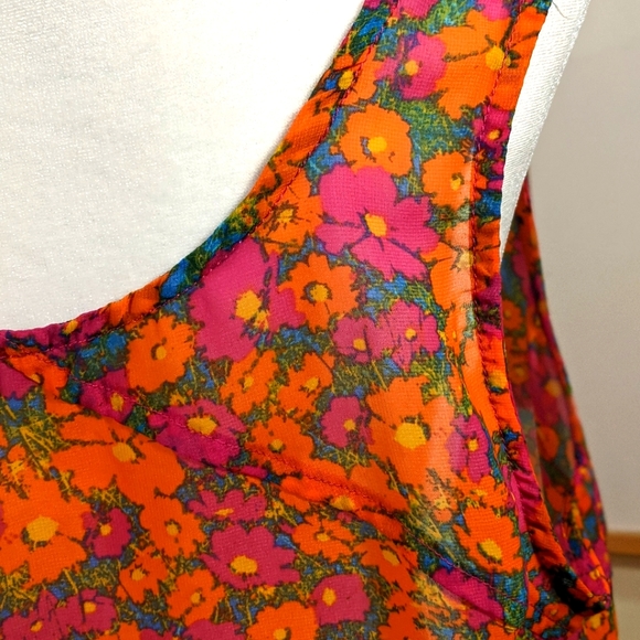 Volcom Floral Tank Sz L / 14 - Picture 4 of 9